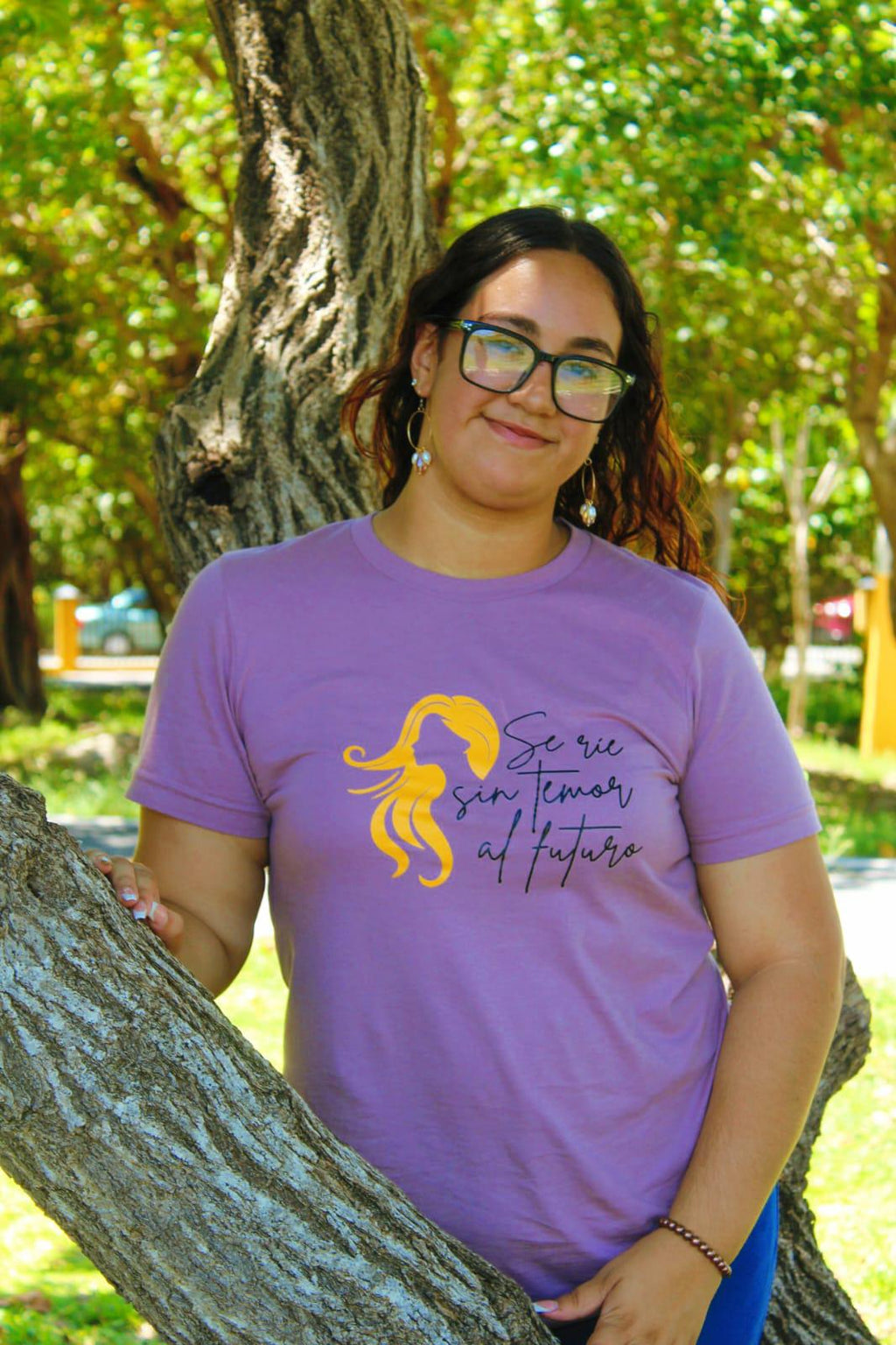 Camisa "Se rie sin temor al futuro"
